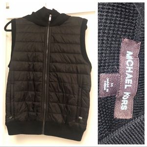 Michael Kors Vest -Puffer & Merino Wool-NWOT